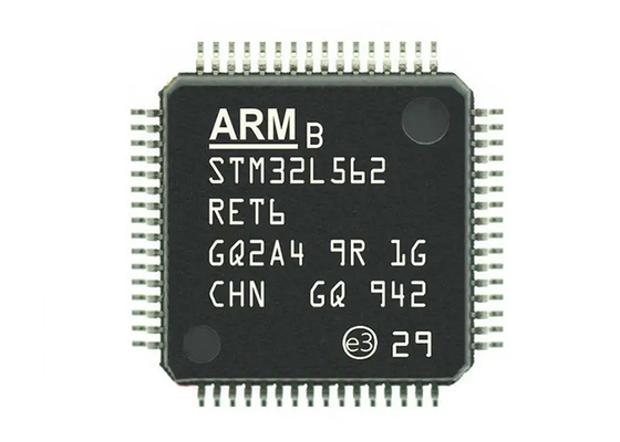 512 كيلو بايت FLASH STM32L562RET6 ميكروكنترولر 64-LQFP مثبت على السطح