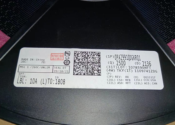 OPA2991QDGKRQ1 مضخم الأغراض العامة للسيارات 2 دائرة السكك الحديدية إلى السكك الحديدية 8-VSSOP