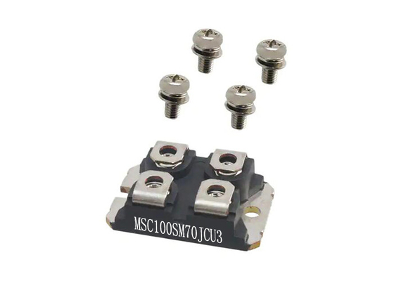 وحدات IGBT للسيارات MSC100SM70JCU3 N-Channel IGBT وحدات كربيد السيليكون 365 واط