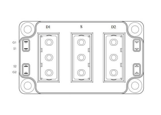 وحدات IGBT للسيارات MSCSM70DUM017AG 2N-Channel SiC MOSFET Power Module 700V