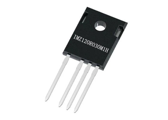 رقاقة الدائرة المتكاملة IMZ120R030M1H ترانزستورات كربيد السيليكون N- قناة TO-247-4