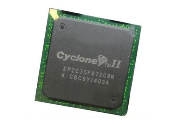 صفيف البوابة الميدانية القابلة للبرمجة EP2C35F672C8N 672-FBGA رقاقة الدائرة المتكاملة