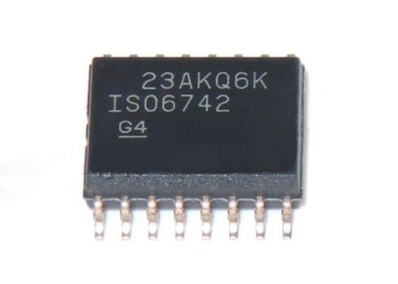رقاقة دوائر متكاملة ISO6742DWR 50Mbps عوازل رقمية رباعية القنوات 16-SOIC