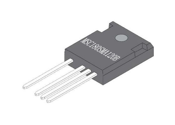 رقاقة الدائرة المتكاملة MSC180SMA120B 1200V SiC MOSFET Transistors TO-247-4