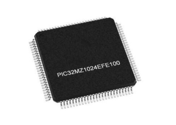 متحكم IC PIC32MZ1024EFE100-I / PT 32Bit أحادي النواة MCU 100-TQFP 200 ميجا هرتز