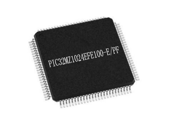 أحادية النواة PIC32MZ1024EFE100-E / PF Microcontrollers Chip TQFP100 MIPS32 M-Class