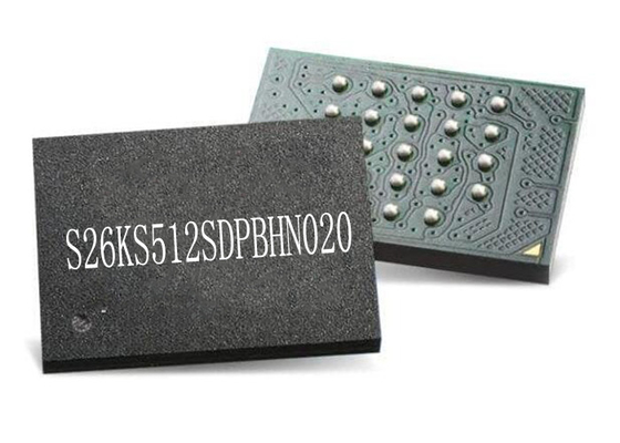 S26KS512SDPBHN020 NOR Memory IC 24-FBGA رقاقة دارة متكاملة 512 ميجابت ذاكرة IC