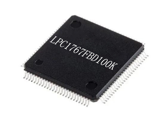 متحكم MCU LPC1767FBD100K 32 بت ميكروكنترولر رقائق 100-LQFP 100 ميجا هرتز