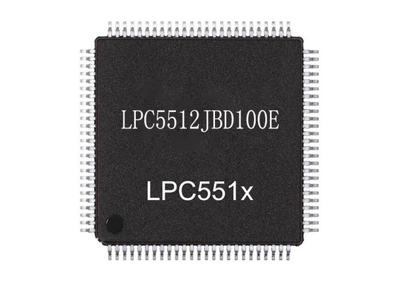 150MHz أحادية النواة LPC5512JBD100E ميكروكنترولر 100-LQFP 64 كيلو بايت فلاش