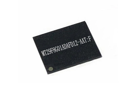 رقائق الذاكرة MT29F8G01ADAFD12-AAT: F 8Gbit Multiplexed NAND Flash Memory IC 24-TBGA