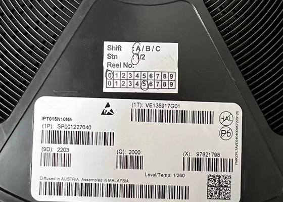 N قناة IPT015N10N5 100V ترانزستور الطاقة 8-PowerSFN رقاقة دائرة متكاملة