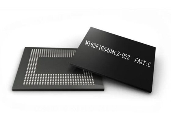 رقائق الذاكرة SDRAM Mobile LPDDR5 MT62F1G64D4CZ-023 FAAT: C 64Gbit TFBGA Package