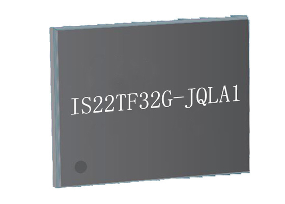 100-LFBGA IS22TF32G-JQLA1 eMMC Flash Memory Chip 200MHz رقاقة دائرة متكاملة