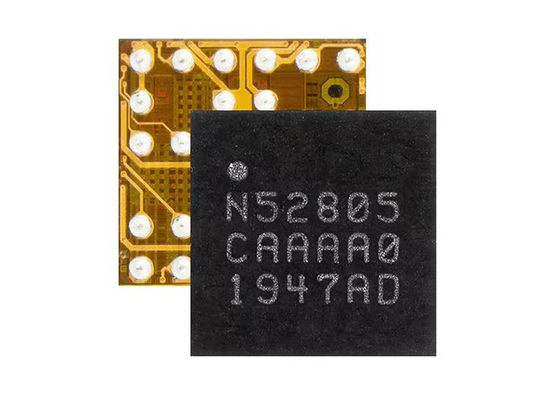 BT Low Energy IC NRF52805-CAAA-R7 2.4 جيجا هرتز 2 ميجا بايت في الثانية RF جهاز الإرسال والاستقبال IC سطح جبل