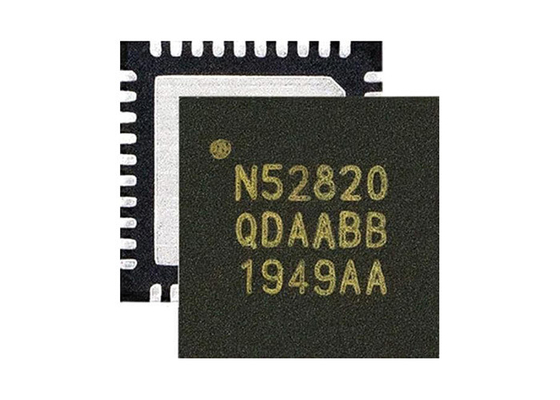 2.4 جيجا هرتز RF جهاز الإرسال والاستقبال BT رقائق NRF52820-CFAA-D-R7 44-UFBGA