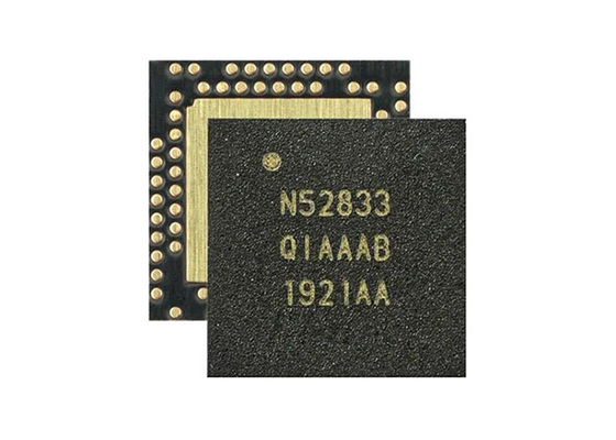 Multiprotocol BT 5.3 SOC IC NRF52833-QIAA-B-R7 2.4 جيجا هرتز BT منخفضة الطاقة