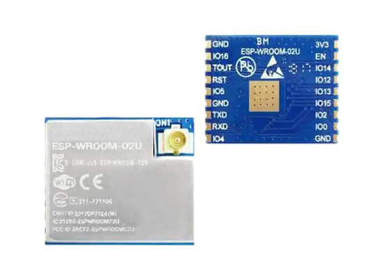 وحدة الإرسال والاستقبال WiFi ESP-WROOM-02U-N4 18-SMD وحدة الاتصالات اللاسلكية