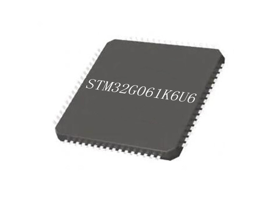 64 ميجا هرتز متحكم MCU STM32G061K6U6 32-UFQFN 32 كيلو بايت رقائق متحكم فلاش