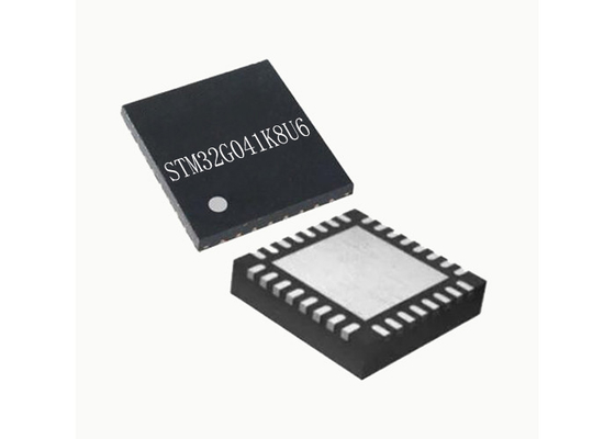 64 ميجا هرتز متحكم MCU STM32G041K8U6 32 بت متحكم دقيق IC 32-UFQFN أحادي النواة