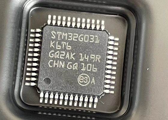 STM32G031K6T6 أحادي النواة متحكم MCU 32-LQFP مثبت على السطح