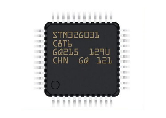 أحادي النواة STM32G031C8T6 متحكم دقيق MCU 48-LQFP 64 كيلو بايت فلاش متحكم IC