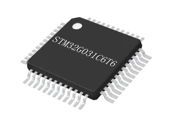 وحدة التحكم الدقيقة أحادية النواة 32 بت رقاقة STM32G031C6T6 48-LQFP متحكم MCU