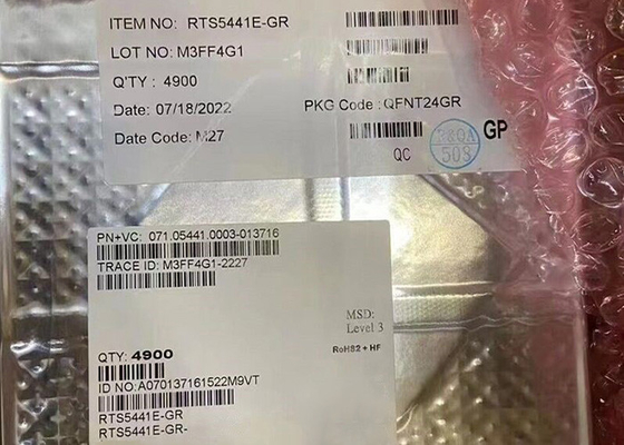 رقاقة الدوائر المتكاملة RTS5441E-GR USB Type-C PD Controller IC 10Gbps حزمة QFN