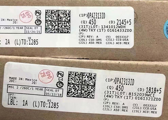 شريحة الدوائر المتكاملة OPA2313ID مكبر الأغراض العامة 2 الدوائر السكك الحديدية إلى السكك الحديدية 8-SOIC
