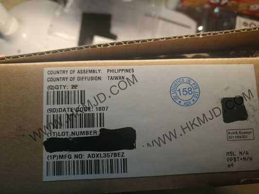 أجهزة الاستشعار IC ADXL357BEZ طاقة منخفضة 3- محور MEMS متسارعات 14-CLCC