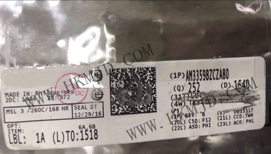 وحدة التحكم الدقيقة AM3359BZCZA80 MPU SITARA 800MHZ 324NFBGA