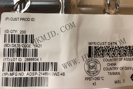 وحدة التحكم الدقيقة (MCU) ADSP-21489KSWZ-4B معالجات إشارة رقمية عالية الأداء من الجيل الرابع