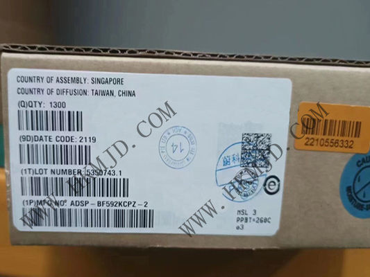 وحدة التحكم الدقيقة (MCU) ADSP-BF592KCPZ-2 حتى 200 ميغا هرتز معالجات الإشارة الرقمية 64-VFQFN