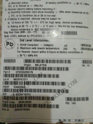 مجموعة بوابات قابلة للبرمجة في الميدان EP2C5Q208C7N الإعصار الثاني مجموعة بوابات قابلة للبرمجة في الميدان 208-BFQFP