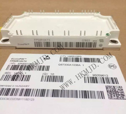 وحدات IGBT للسيارات FP50R12KT3 وحدات IGBT عاكس ثلاثي المراحل 1200V 75A 280W وحدة تركيب الهيكل