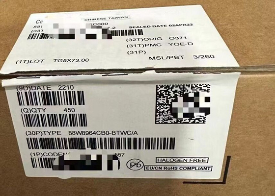 وحدة الاتصالات اللاسلكية 88W8964CB0-BTWC/A 160MHz عرض النطاق الترددي WiFi SoC مزدوج النطاق