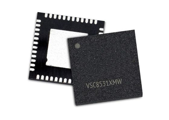 IC Ethernet VSC8531XMW-02 1 منفذ GbE Ethernet النحاس PHY أجهزة الاستقبال 48-QFN