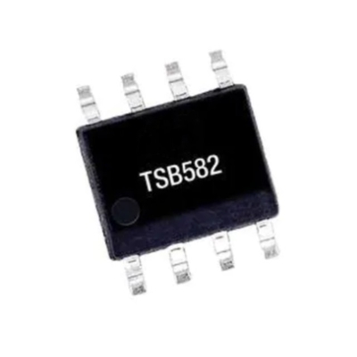 شريحة الدوائر المتكاملة TSB582IDT مكبر CMOS 2 الدوائر السكك الحديدية إلى السكك الحديدية 8-SOIC