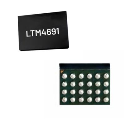 رقاقة الدوائر المتكاملة LTM4691IY VIN منخفضة مزدوجة 2A بوك منظم BGA24