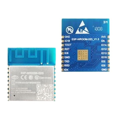 وحدة الاتصالات اللاسلكية ESP-WROOM-02D-N2 WiFi 802.11b/g/n 16Mbits SPI Flash Modules
