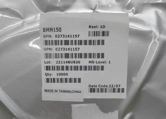 أجهزة الاستشعار IC BMM150 20mA أجهزة استشعار الحقل الجيومغناطيسي ثلاثي المحور 12-WLCSP Package