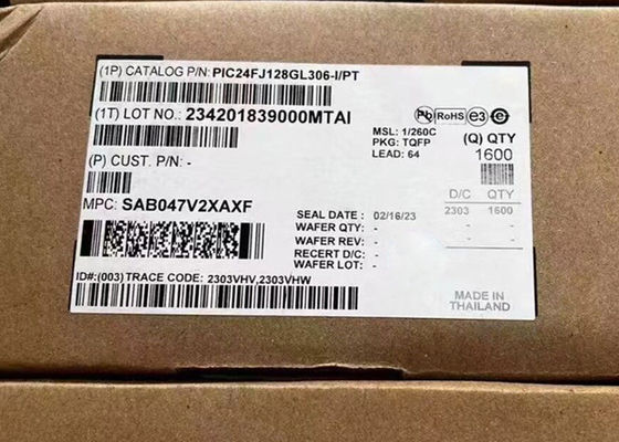وحدة التحكم الدقيقة (MCU) PIC24FJ128GL306-I/PT 16-Bit eXtreme Low-Power Microcontrollers