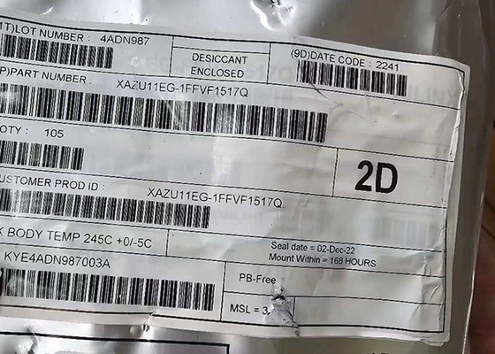 XAZU11EG-1FFVF1517Q 256KB رباعي النواة المدمج SoC FPGA IC 1517-BBGA حزمة