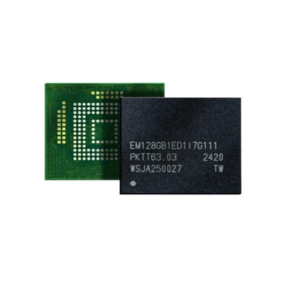 شريحة ذاكرة IC SFEM128GB2ED1TB-A-EF-111-STD BGA-153 1Tbit eMMC Flash NAND ذاكرة IC