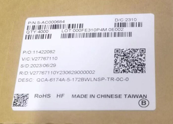 WIFI 6 رقاقة QCA-6174A-5-172BWLNSP-TR-0C-0 عالية الأداء 4 رقاقة Wi-Fi ثنائية النطاق 802.11ac