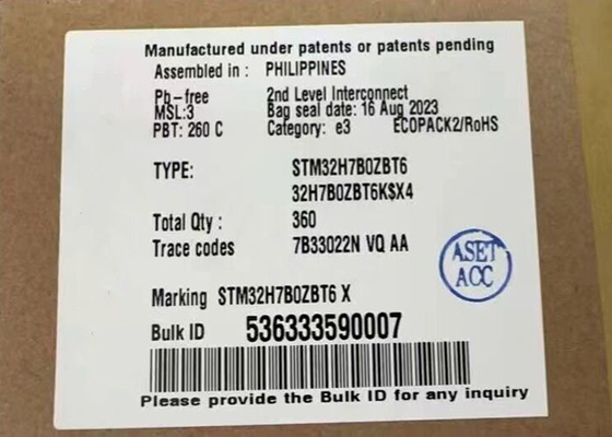 متحكم MCU STM32H7B0ZBT6 ميكروكنترولر مدمج 144-LQFP Package