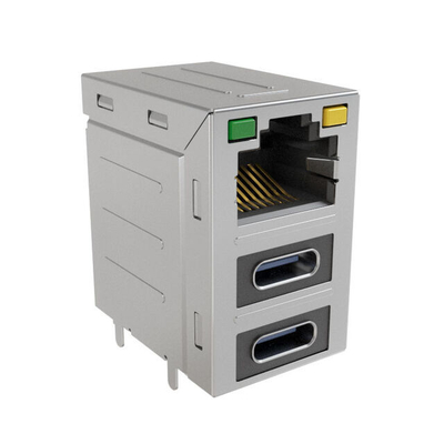 RJE36188324CH الاتصالات القابلة للتركيب جاك 8POS RJE36 سلسلة الاتصالات المجمعة