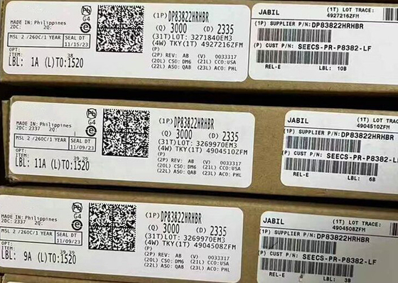 إيثيرنث IC DP83822HRHBR إيثيرنث ذو الطاقة المنخفضة مستقبل الطبقة الفيزيائية VQFN-32