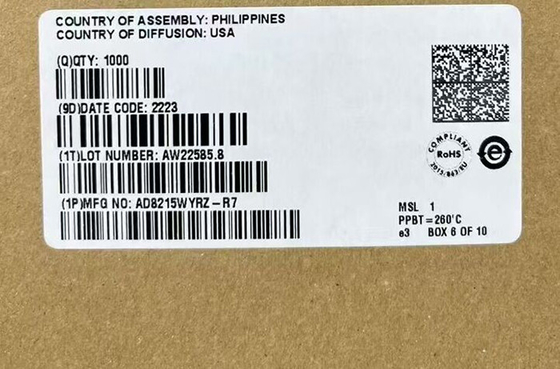 رقاقة الدوائر المتكاملة AD8215WYRZ مراقب التيار العالي