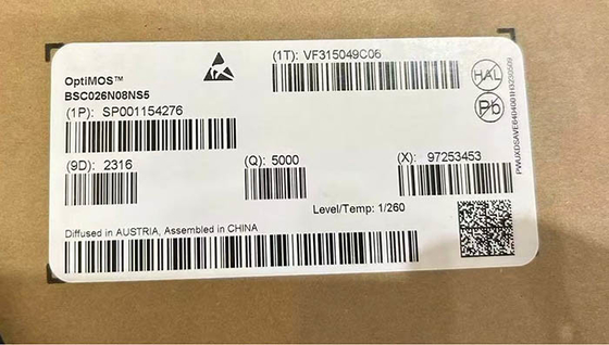 BSC026N08NS5 رقاقة الدوائر المتكاملة 80V OptiMOS TM 5 Transistors MOSFET