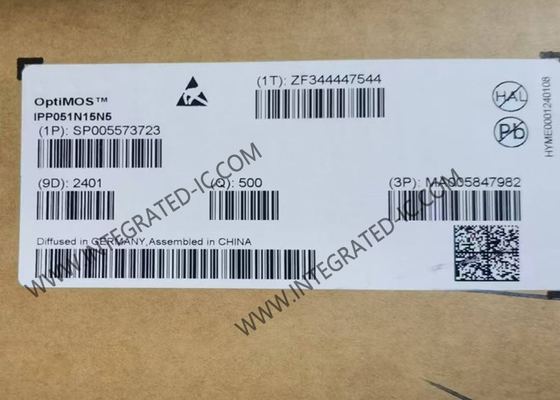 IPP051N15N5 رقاقة الدوائر المتكاملة 150 فولت N-Channel Power MOSFET ترانزستورات TO-220-3